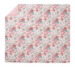 Elia Floral Reversible Cotton Linen Blend Duvet Cover &amp; Shams