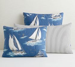 Sailboat Reversible Sham