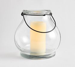 Brie Handcrafted Glass Lantern - Thumbnail 3