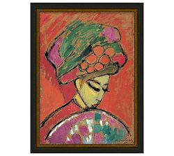 Colorful Geisha Canvas