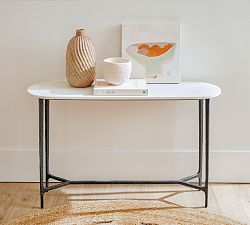 Larkspur Marble Console Table