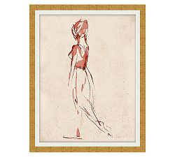 Stage Left Framed Print