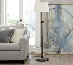 Sutter Adjustable Metal Floor Lamp (57"-80")