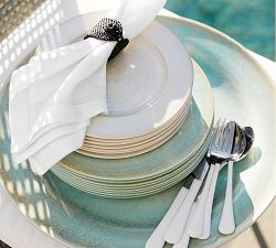 Enamel 12-Piece Flatware Set -  White