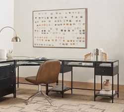 Harmon Glass Writing Desk