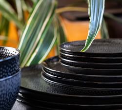 Serene Stoneware Appetizer Plates - Set of 4