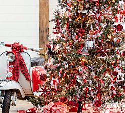 Bottle Brush Pug Ornament