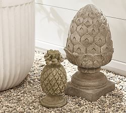 Cast Stone Concrete Pineapple Finial Garden Object