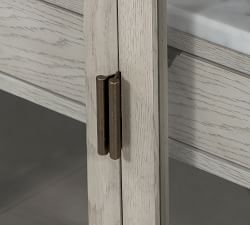 Geary Marble Top Cabinet Nightstand