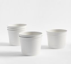 Stackable Outdoor Planters - Set of 6