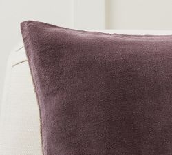 Velvet Linen Pillow Cover