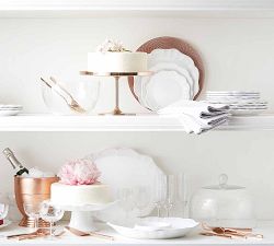 Monique Lhuillier Melrose Glass Charger Plate