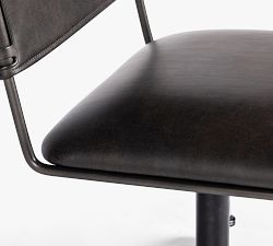 Perkins Leather Swivel Desk