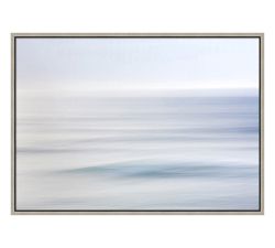 Misted Pacific Framed Canvas Print