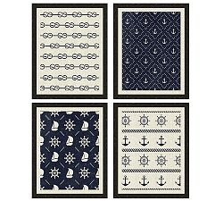 Nautical Pattern Print