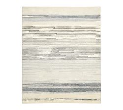 Open Box: Karson Hand-Tufted Wool Rug, 9' x 12' - Classic Ivory/Steel Blue