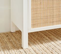 Westly Cane Open Bookcase with Doors (36")