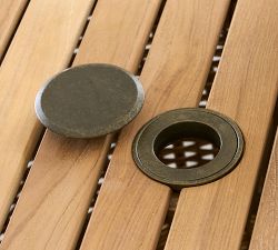 Westport Wicker Round Outdoor Dining Table (48")