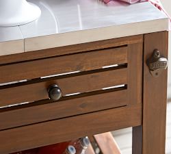 Abbott Acacia Outdoor Kitchen Island (48")