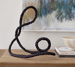 Cast Bronze Decorative Rope Object