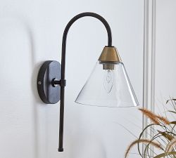 Claremont Flared Glass Sconce (16'')