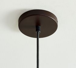 Mccarthy Milk Glass Pendant (14")