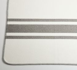 Personalized Border Stripe Throw