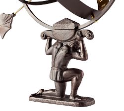 Atlas Armillary Sundial - Brass