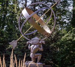 Atlas Armillary Sundial - Brass