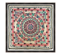 Textile Impression Framed Paper Print