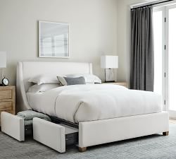 York Upholstered Storage Platform Bed