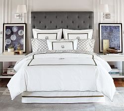 Abstract Indigo Circles Framed Print