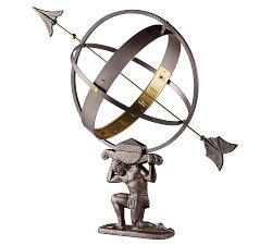 Atlas Armillary Sundial - Brass