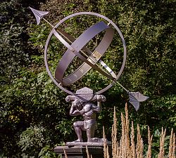 Atlas Armillary Sundial - Brass