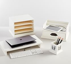Aubrey Desk Accessories - White