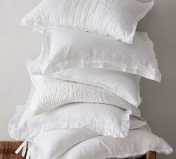 Belgian Flax Linen Fringe Sham