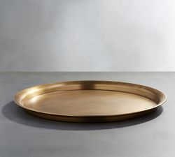 Bleecker Bar Metal Round Tray