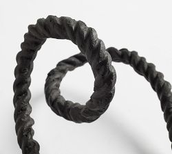 Cast Bronze Decorative Rope Object