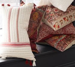 Nellie Quilted Lumbar Pillow Cover