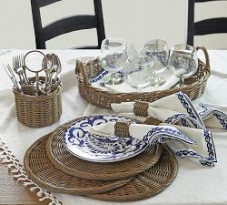Puebla Outdoor Melamine 12-Piece Dinnerware Set