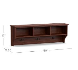 Samantha Entryway Shelf, Mahogany