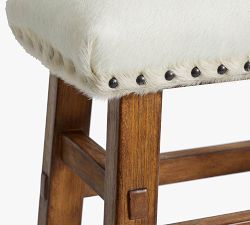 Caden Hair on Hide Stool