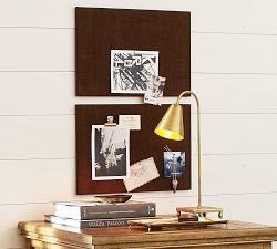 Modular Espresso Linen Pinboard Tile