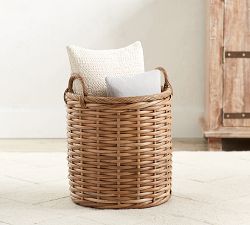 Aubrey Handwoven Tote Basket