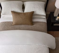 Belgian Flax Linen Handcrafted Quilted Sham