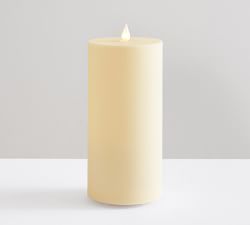 Classic Flickering Flameless Outdoor Pillar Candles