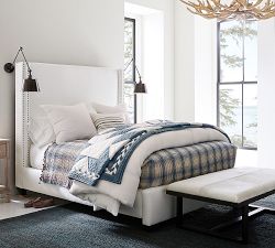 Cyress Embroidered Plaid Tassel Cotton Coverlet