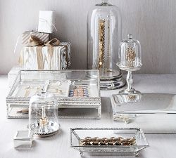 Engravable Silver-Plated Jewelry Boxes