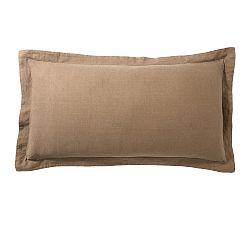Open Box: Belgian Flax Linen Sham, King - Set of 2 - Toffee