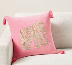 Roller Rabbit Elephant Decorative Pillow
